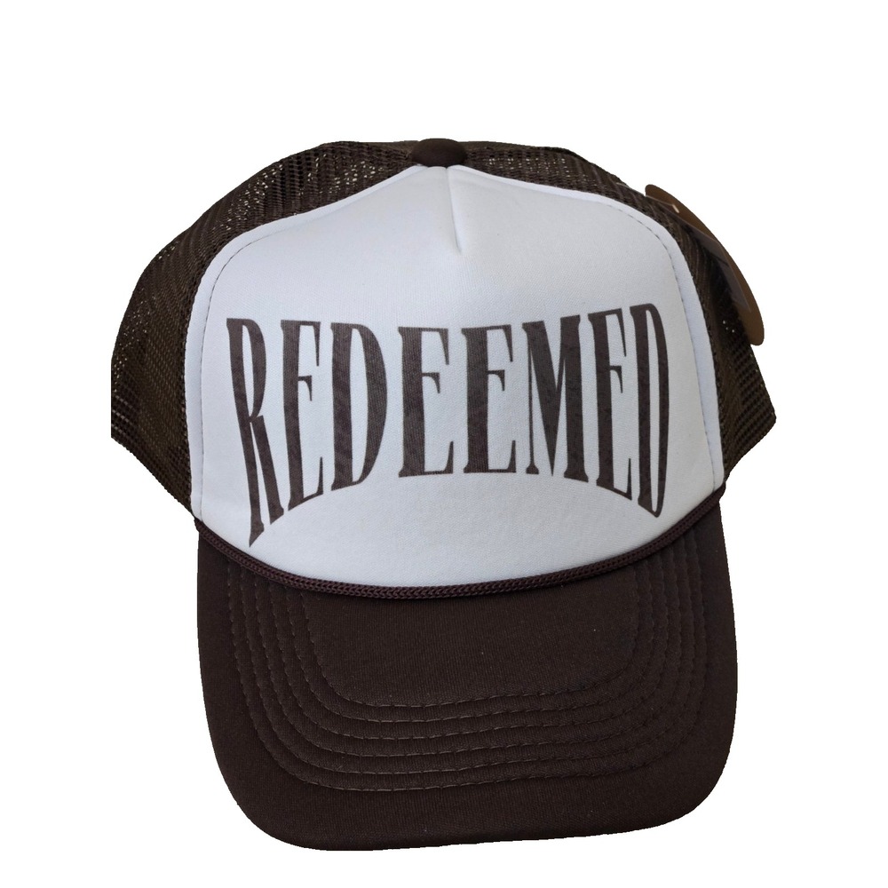 GLO Redeemed‎ Trucker Hat O/S Brown NWT